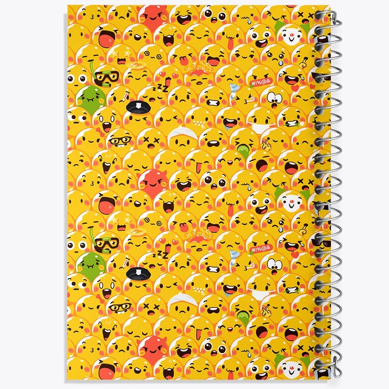 دفتر طراحی 50 برگ خندالو طرح ایموجی کد N672