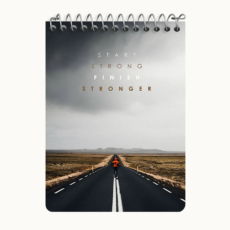 دفتر یادداشت 50 برگ خندالو طرح جملات انگیزشی کد N7713