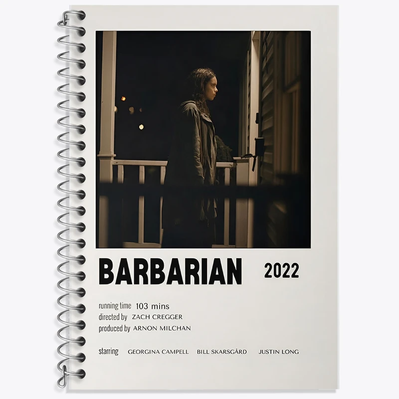 دفتر زبان 50 برگ خندالو مدل سه خط طرح بربر (Barbarian) کد F13067