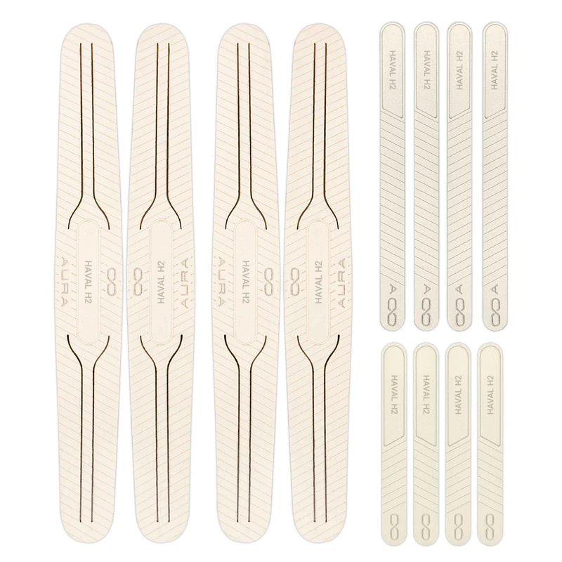 محافظ درب، سپر و آینه خودرو ماهوت مدل AURA-Wمناسب برای گریت وال HAVAL H2 مجموعه 12 عددی