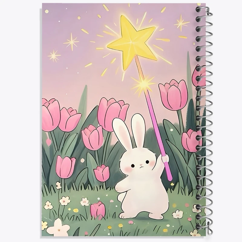 دفتر لیست خرید 50 برگ خندالو طرح خرگوش کیوت کد N9154