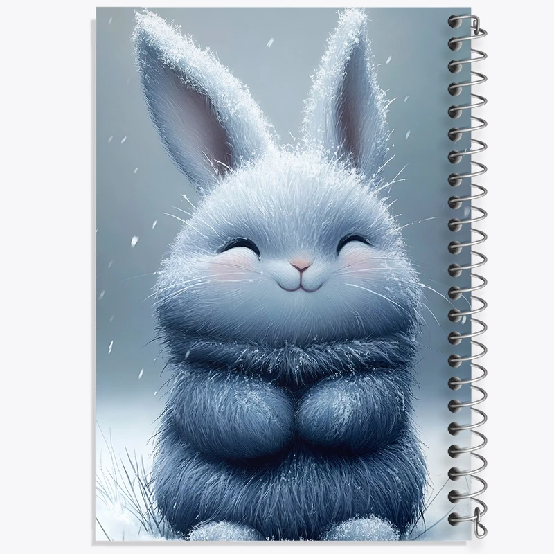 دفتر شطرنجی 50 برگ خندالو طرح خرگوش کد F10028