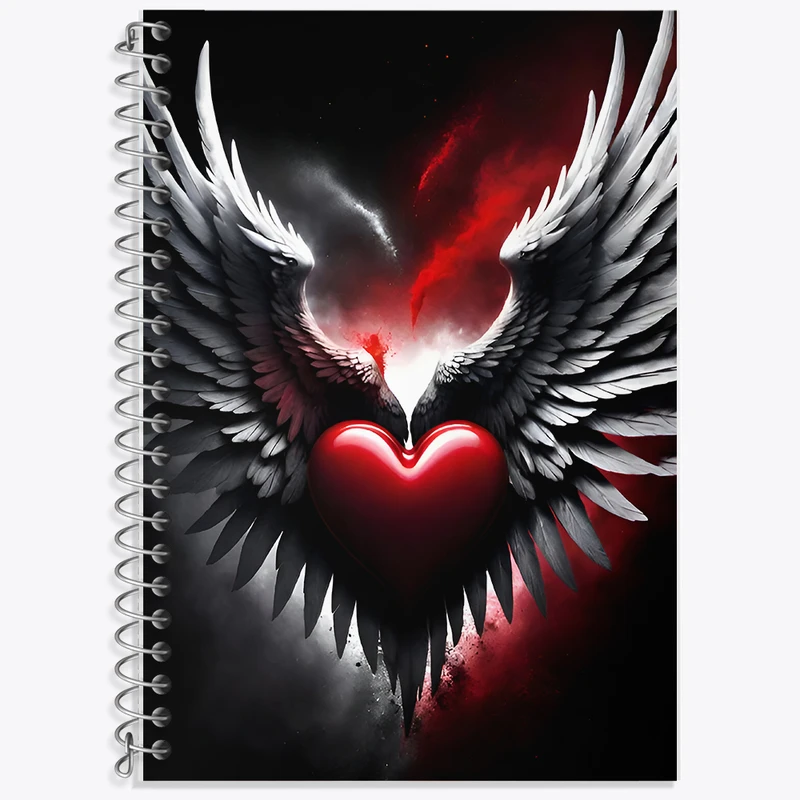 دفتر نت موسیقی 50 برگ خندالو طرح قلب کد F8975