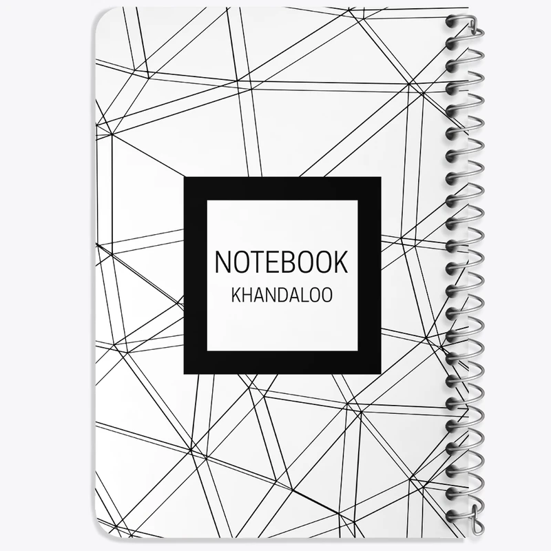 دفتر یادداشت 50 برگ خندالو طرح مدرن کد N394