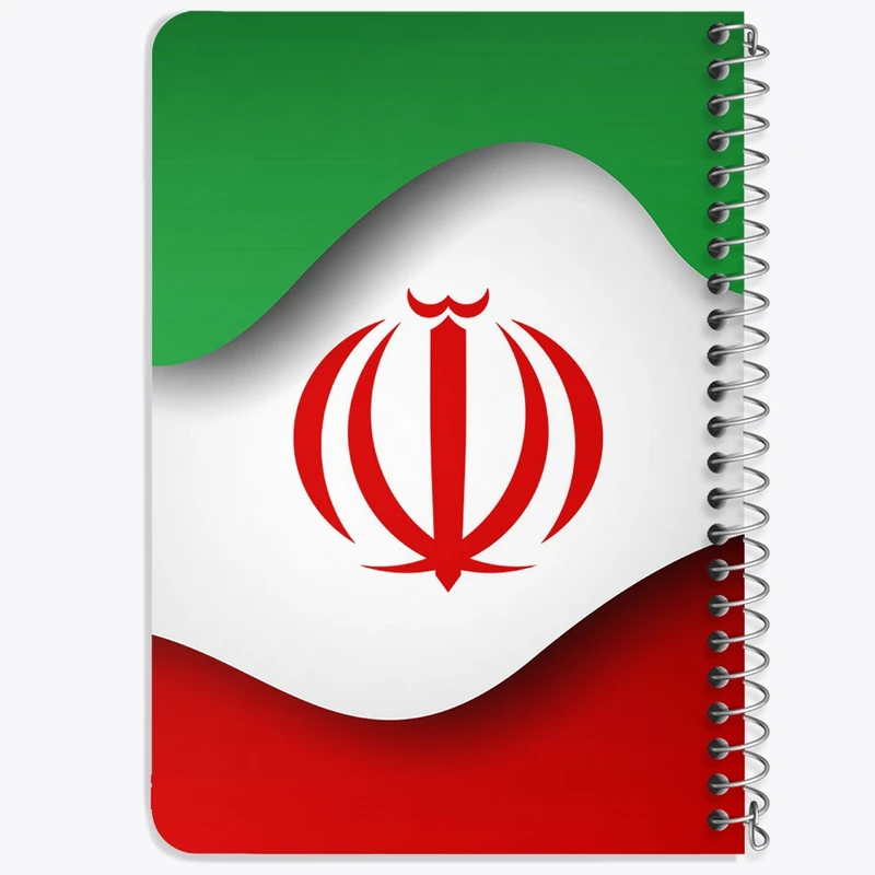 دفتر یادداشت 50 برگ خندالو طرح پرچم ایران کد 23954