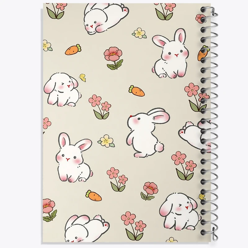 دفتر طراحی 50 برگ خندالو طرح خرگوش کد 26213