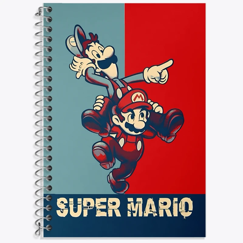 دفتر لغت 50 برگ خندالو طرح سوپر ماریو کد F12844