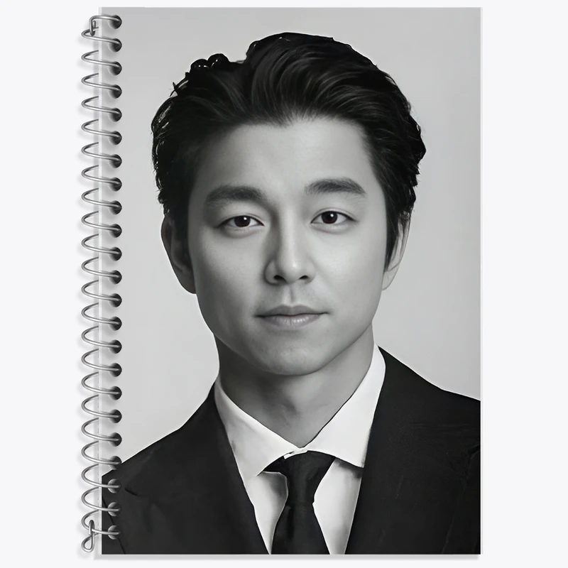 دفتر زبان 50 برگ خندالو مدل دو خط طرح گونگ یو کد F11148