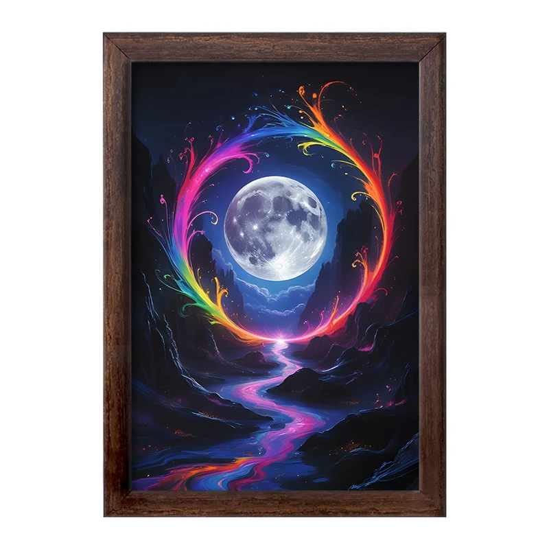 تابلو خندالو طرح ماه (Moon) کد F11760