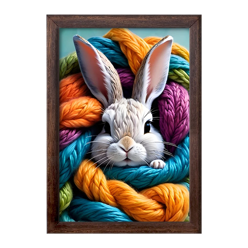 تابلو خندالو طرح خرگوش کد F9573