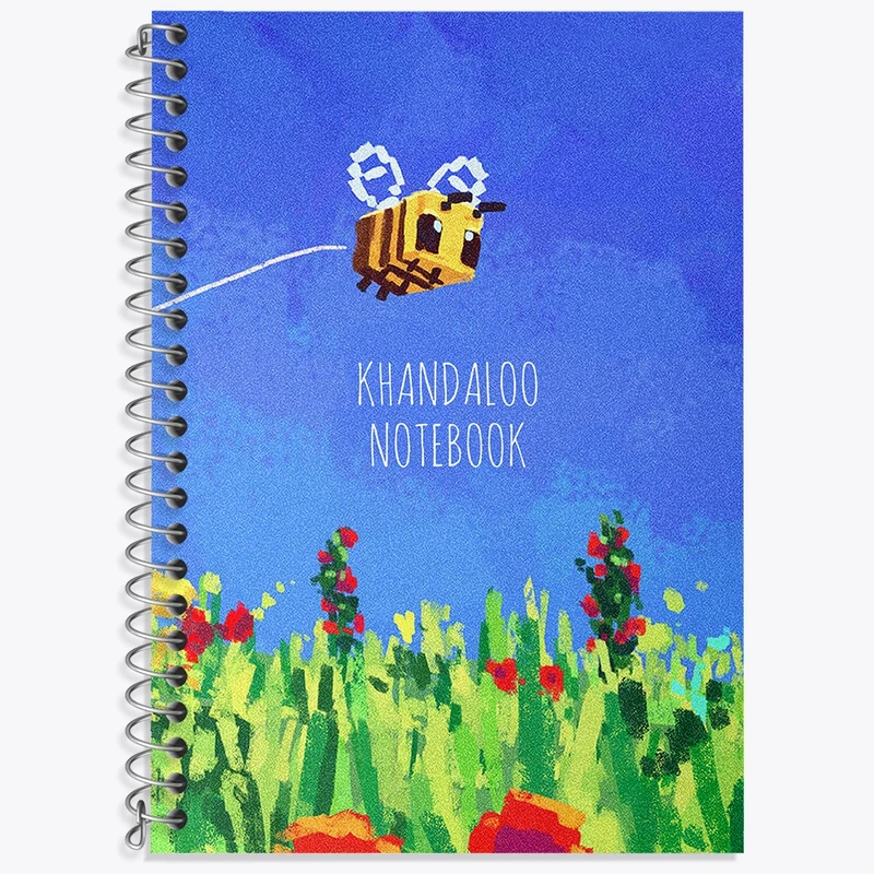 دفتر لغت 50 برگ خندالو طرح بازی ماینکرافت (Minecraft) کد N8660