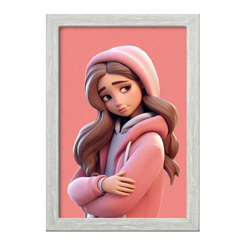 تابلو خندالو طرح دخترانه کد F2572