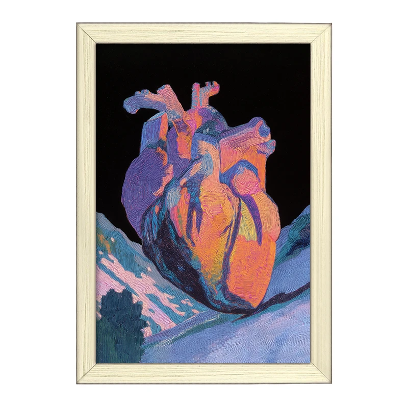 تابلو خندالو طرح قلب (Heart) کد F14130