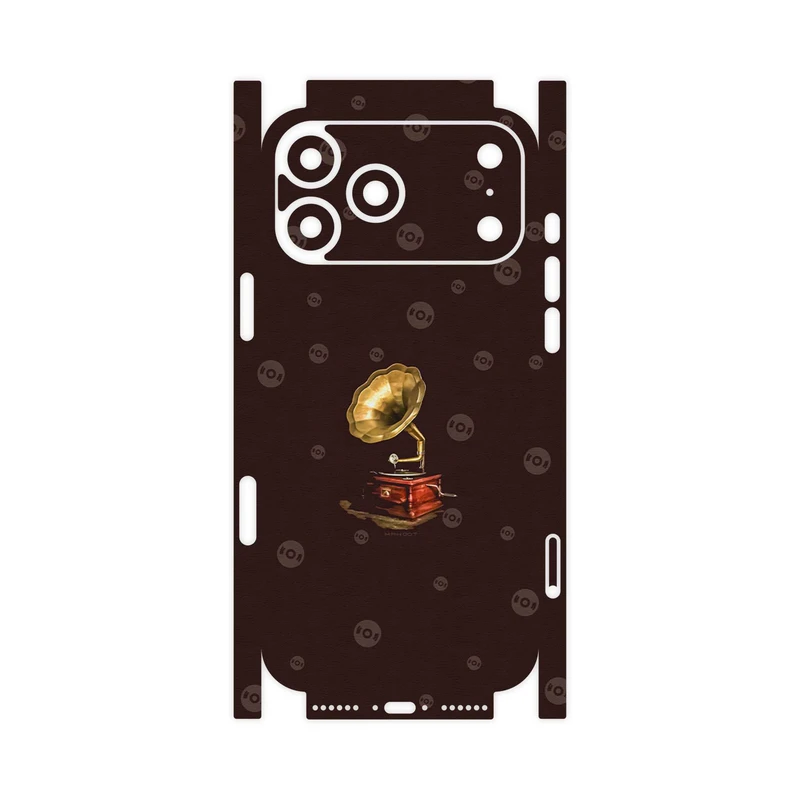 برچسب پوششی ماهوت مدل Gramophone Nostalgia-FullSkin مناسب برای گوشی موبایل اپل iPhone 17 Pro Max