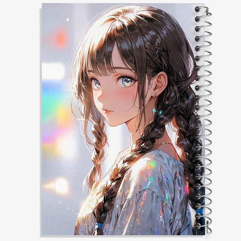 دفتر شطرنجی 50 برگ خندالو طرح دخترانه کد F3133