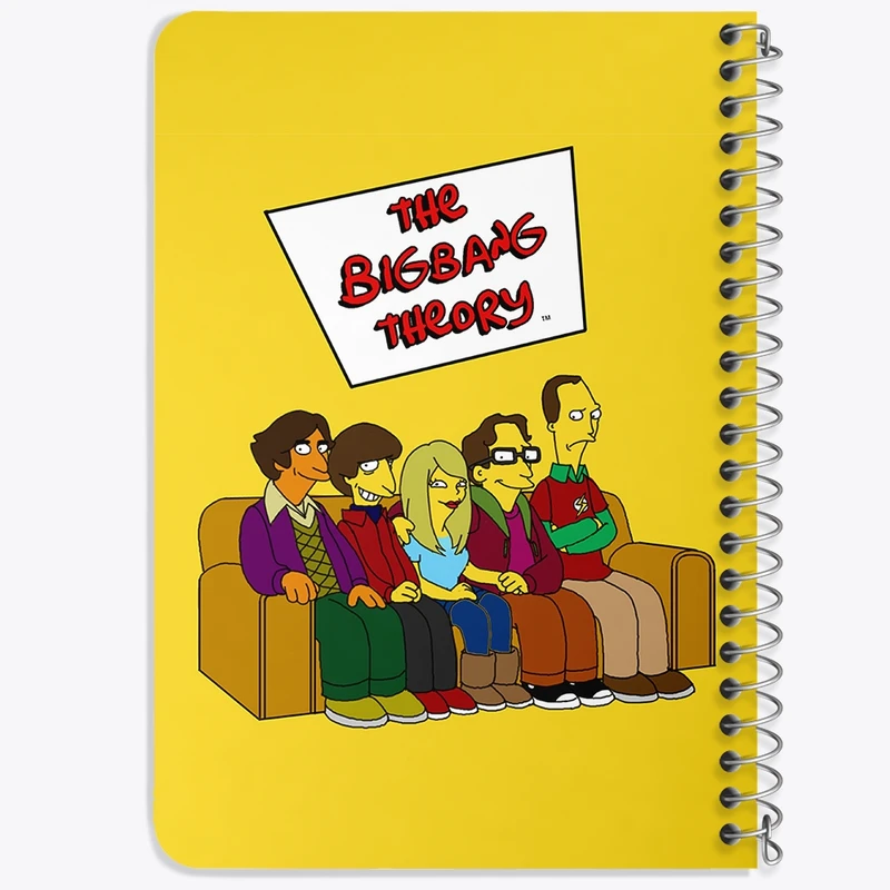 دفتر یادداشت 50 برگ خندالو طرح سریال تئوری بیگ بنگ The Big Bang Theory کد 13312