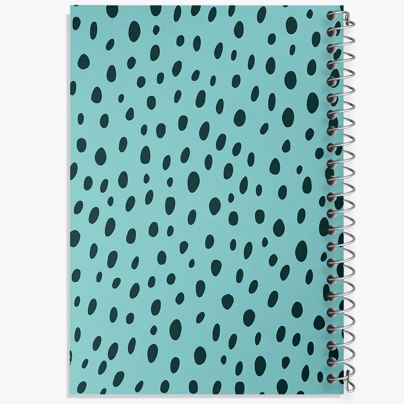 دفتر طراحی 50 برگ خندالو طرح خال خالی کد N578