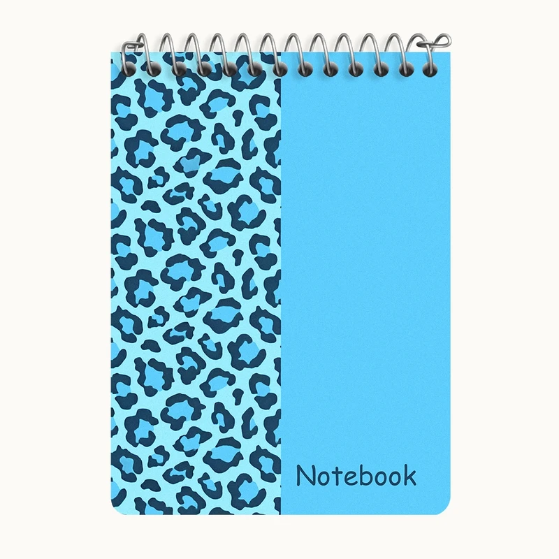 دفتر یادداشت 50 برگ خندالو طرح بافت پلنگی کد N6702