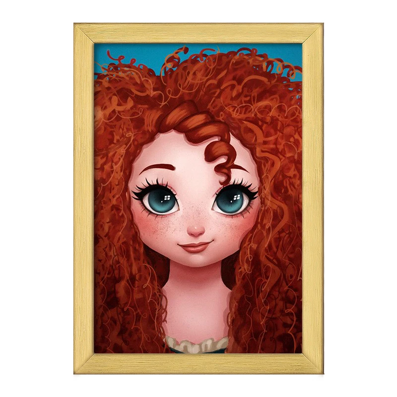 تابلو خندالو طرح انیمیشن دلیر  Brave  کد 1681