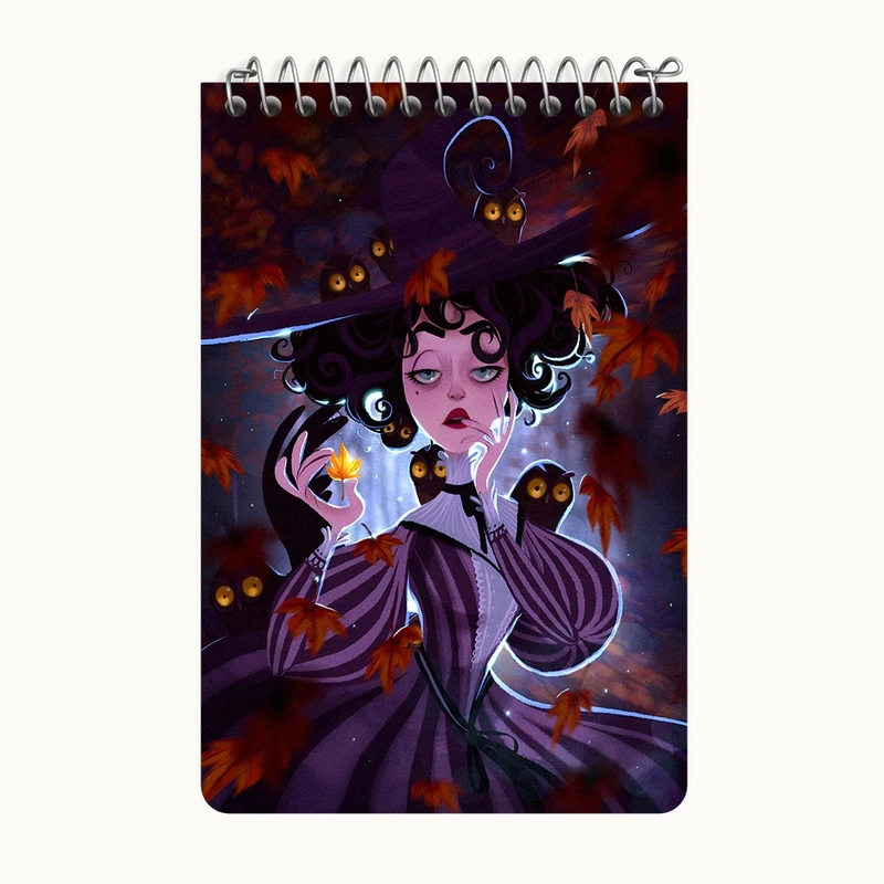 دفتر یادداشت 50 برگ خندالو طرح جادوگر کد F11113