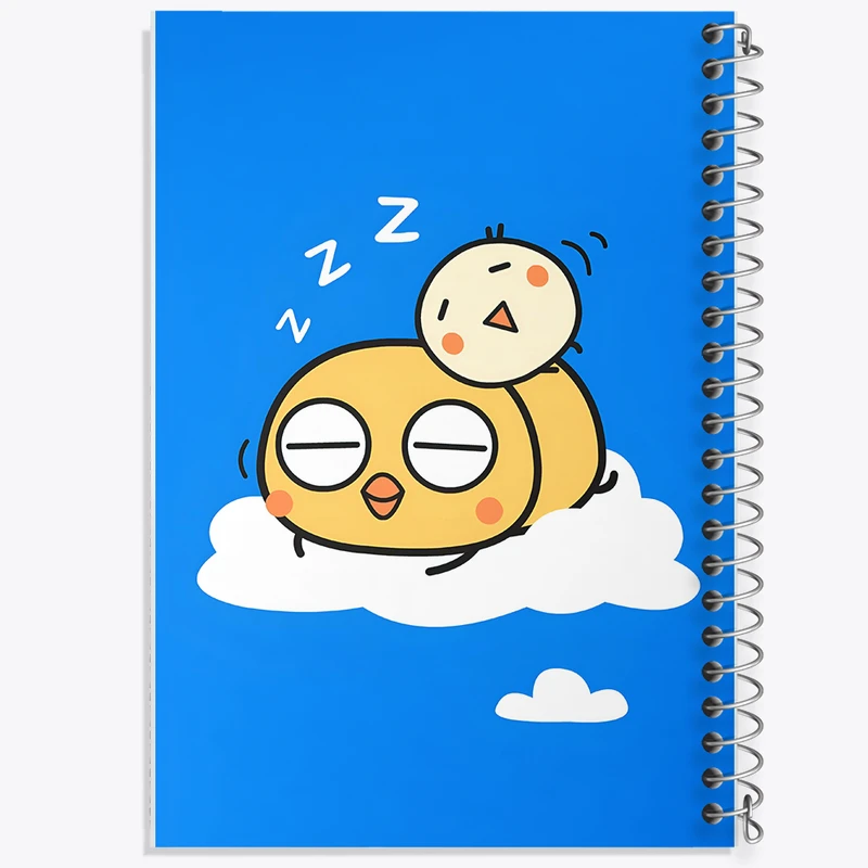 دفتر مشق 100 برگ خندالو طرح جوجه کیوت کد N7370