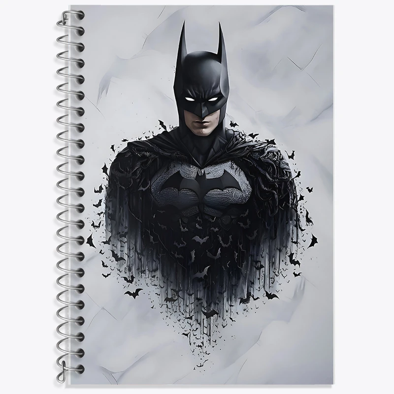 دفتر زبان دوخط 50 برگ خندالو طرح بتمن (Batman) کد F9148