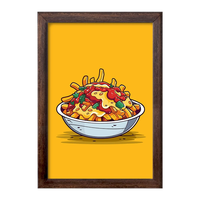 تابلو خندالو طرح فست فود (Fast Food) کد 36555