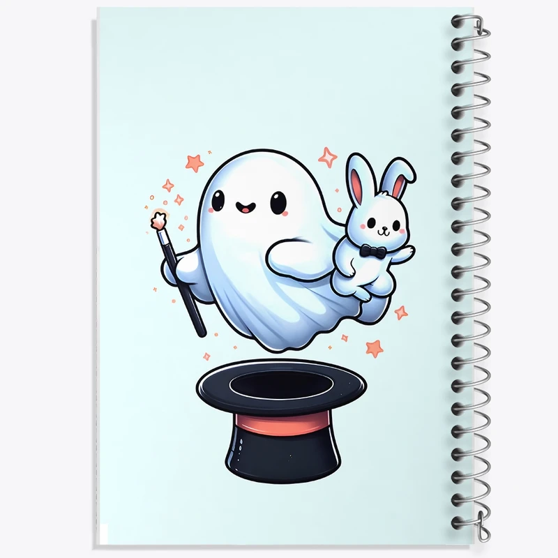 دفتر طراحی 50 برگ خندالو طرح روح شعبده باز کد N5485