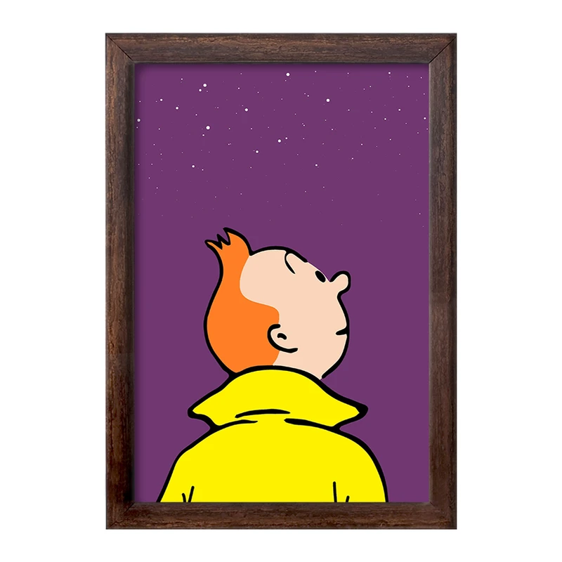 تابلو خندالو طرح تن تن (Tintin) کد F10330