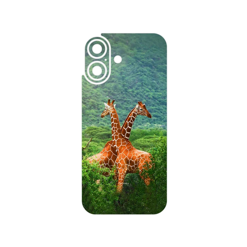 برچسب پوششی ماهوت مدل Giraffe مناسب برای گوشی موبایل اپل iPhone 17
