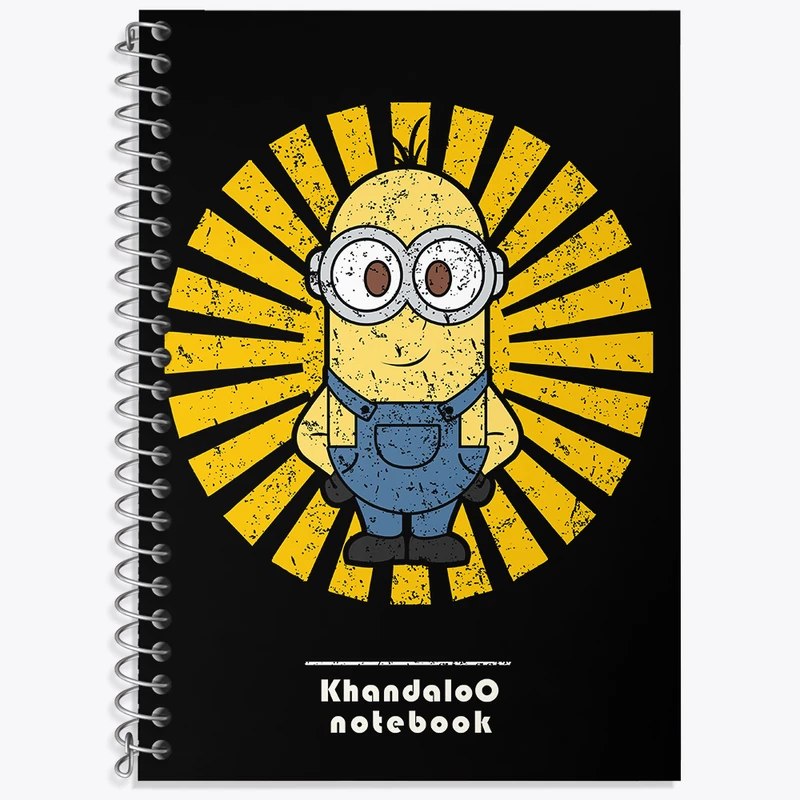 دفتر نت موسیقی 50 برگ خندالو طرح مینیون ها (Minions) کد N9459