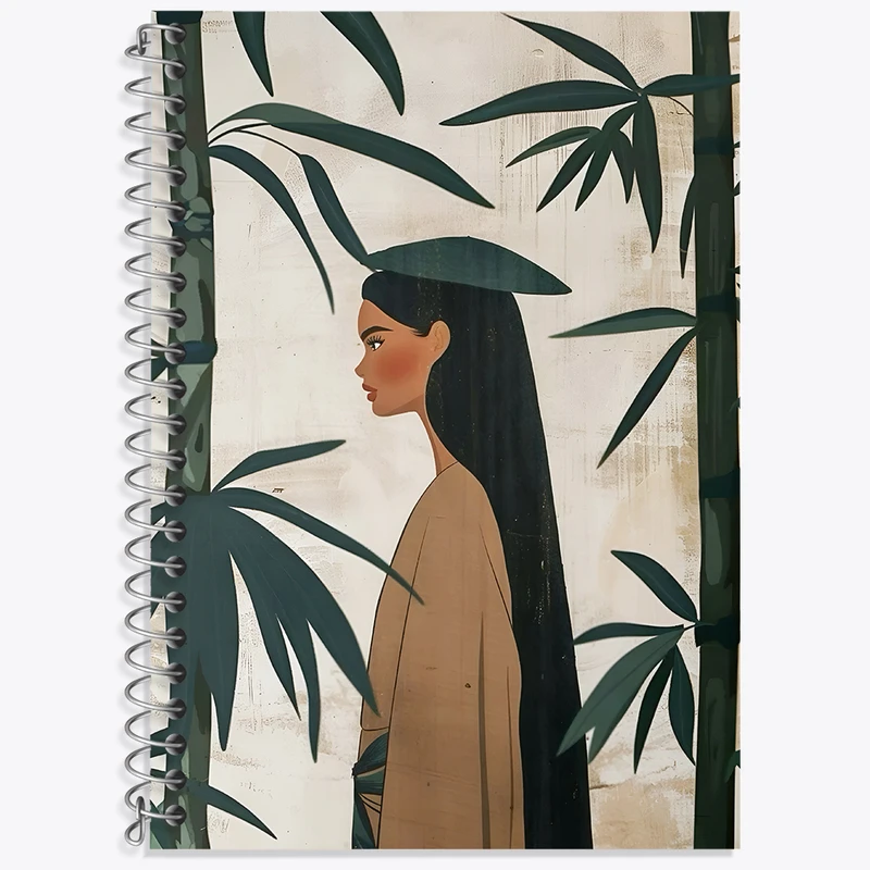 دفتر نت موسیقی 50 برگ خندالو طرح دخترانه فانتزی کد N8424