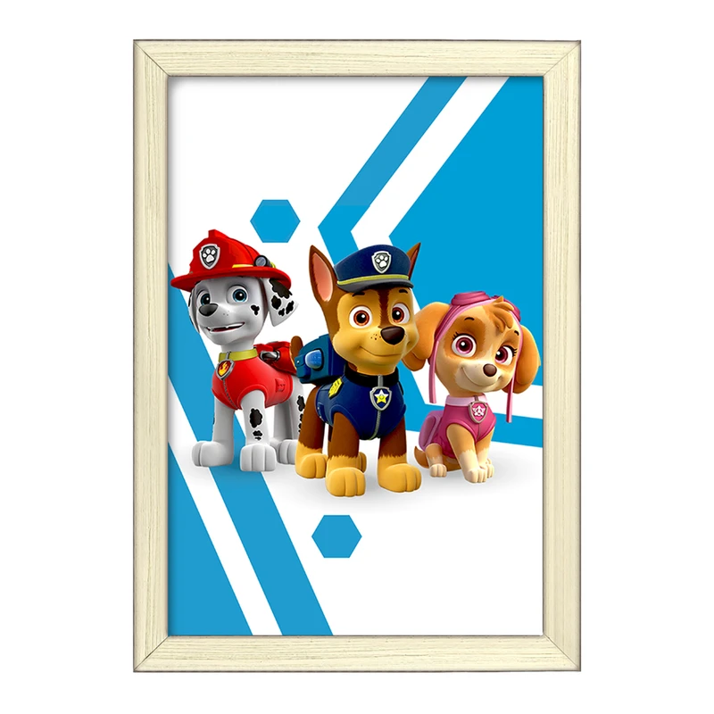 تابلو خندالو طرح چیس و مارشال و اسکای سگ های نگهبان Paw Patrol  کد 12583