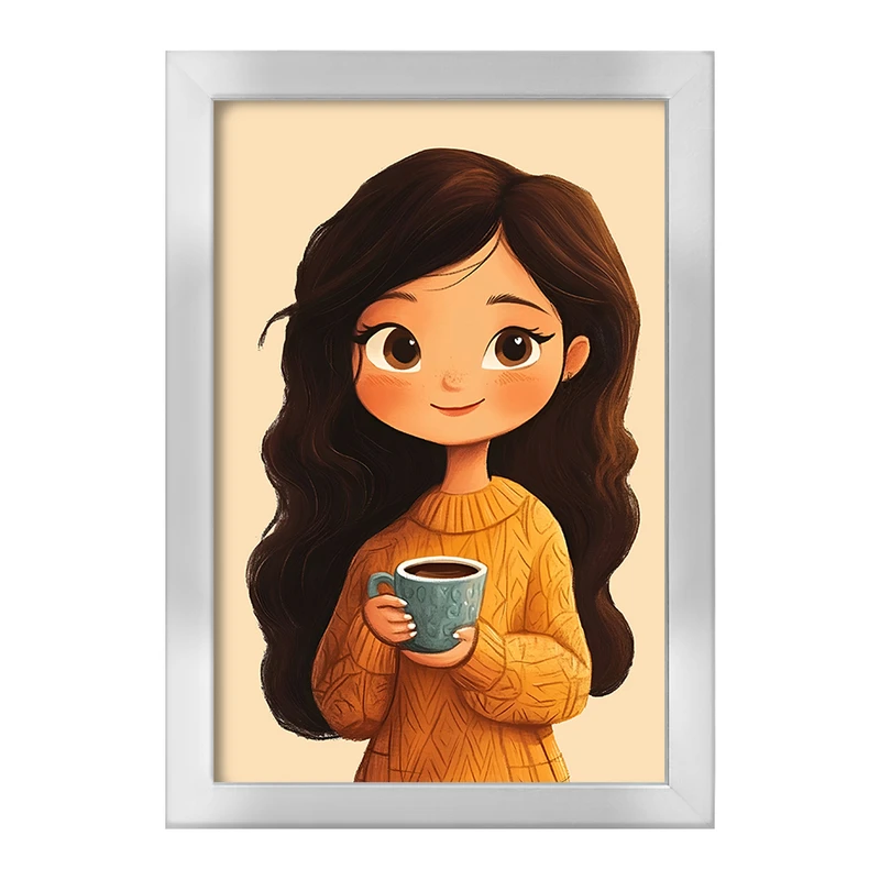 تابلو خندالو طرح دخترانه بامزه کد F5553