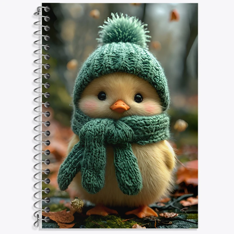 دفتر نت موسیقی 50 برگ خندالو طرح جوجه اردک کد F12800