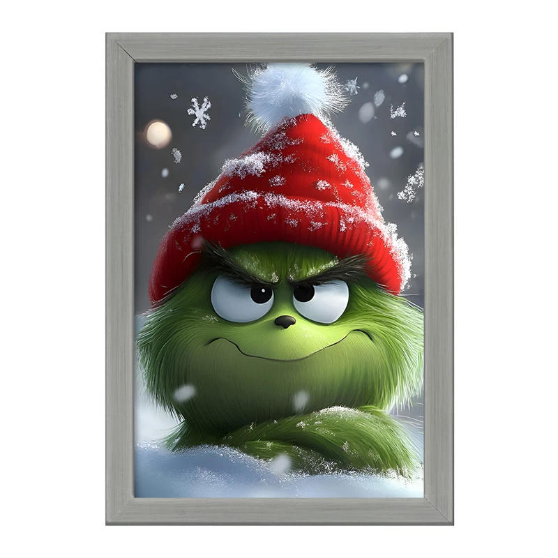 تابلو خندالو طرح گرینچ (The Grinch) کد F11849