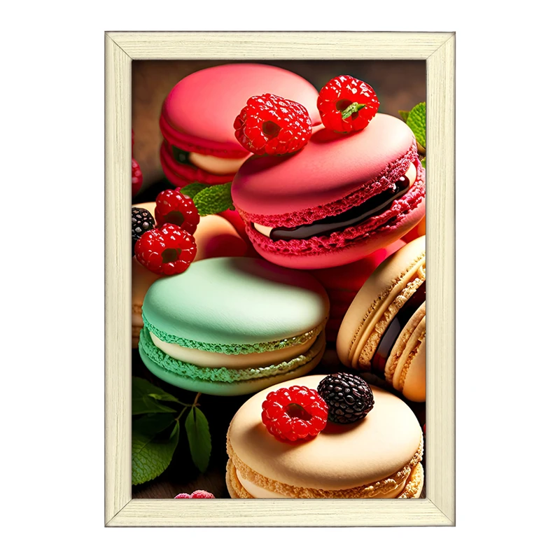 تابلو خندالو طرح ماکارون (Macaron) کد F5927