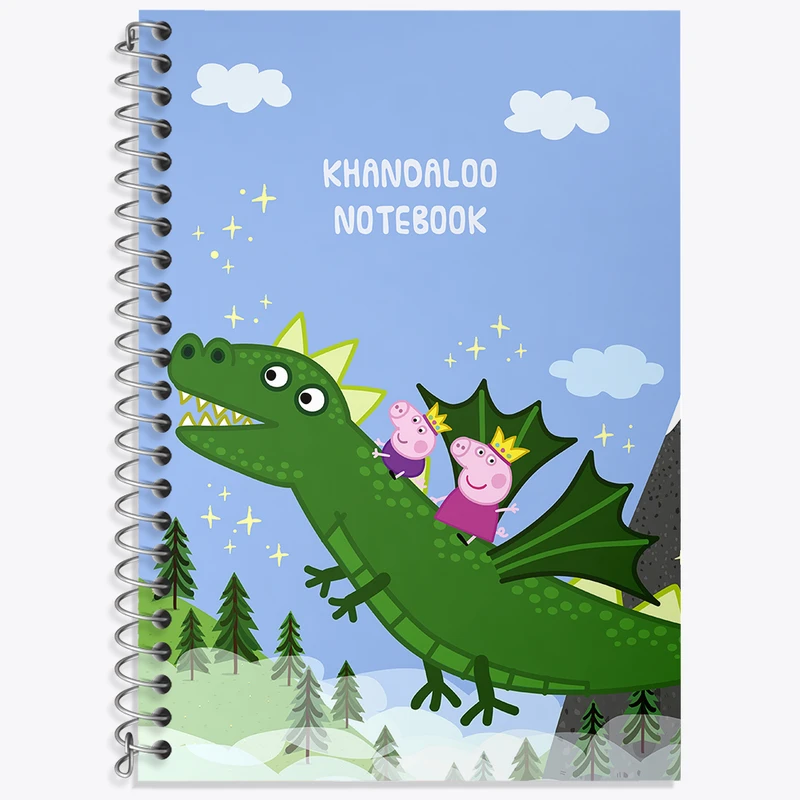 دفتر نت موسیقی 50 برگ خندالو طرح انیمیشن پپا پیگ (Peppa Pig) کد N9256