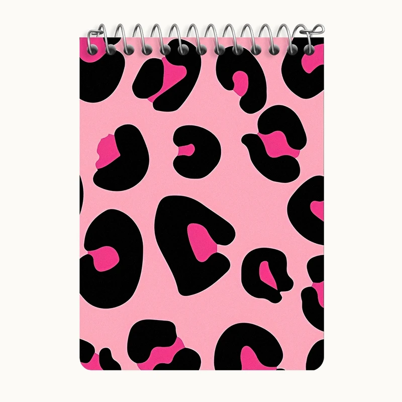 دفتر یادداشت 50 برگ خندالو طرح پلنگی کد N8446