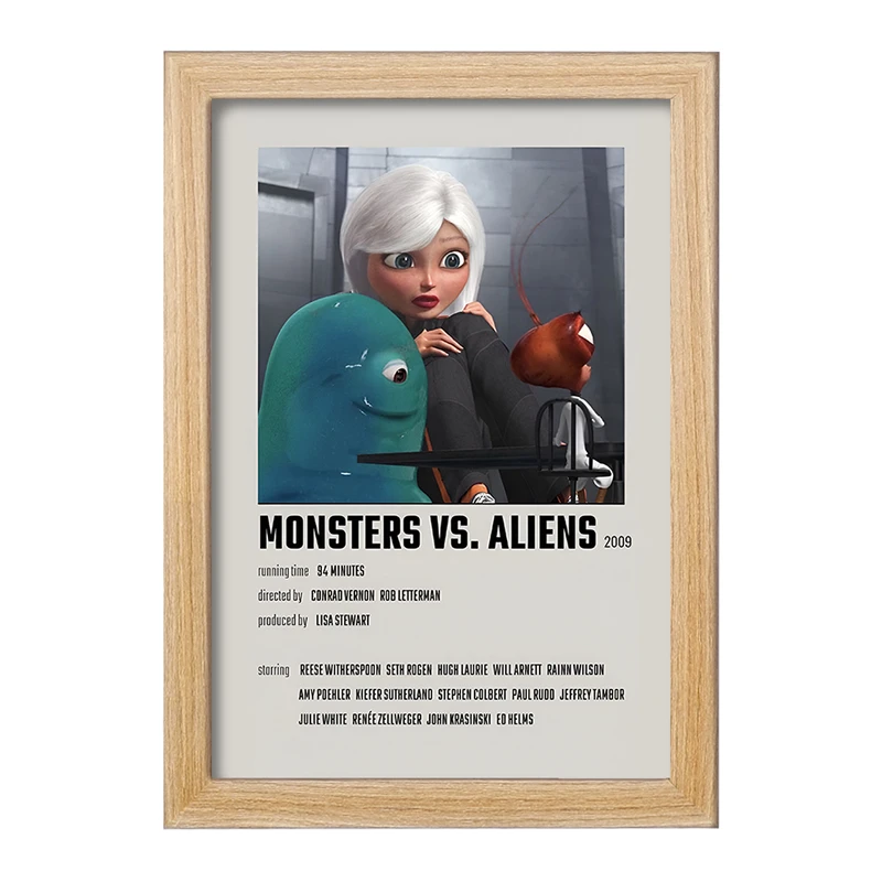 تابلو خندالو طرح هیولاها علیه بیگانگان (Monsters vs. Aliens) کد F13225