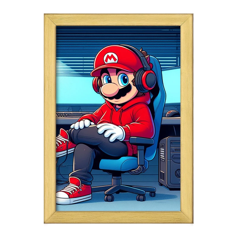 تابلو خندالو طرح سوپرماریو (Super Mario) کد F962