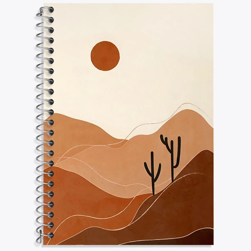 دفتر نت موسیقی 50 برگ خندالو طرح صحرا کد N8643