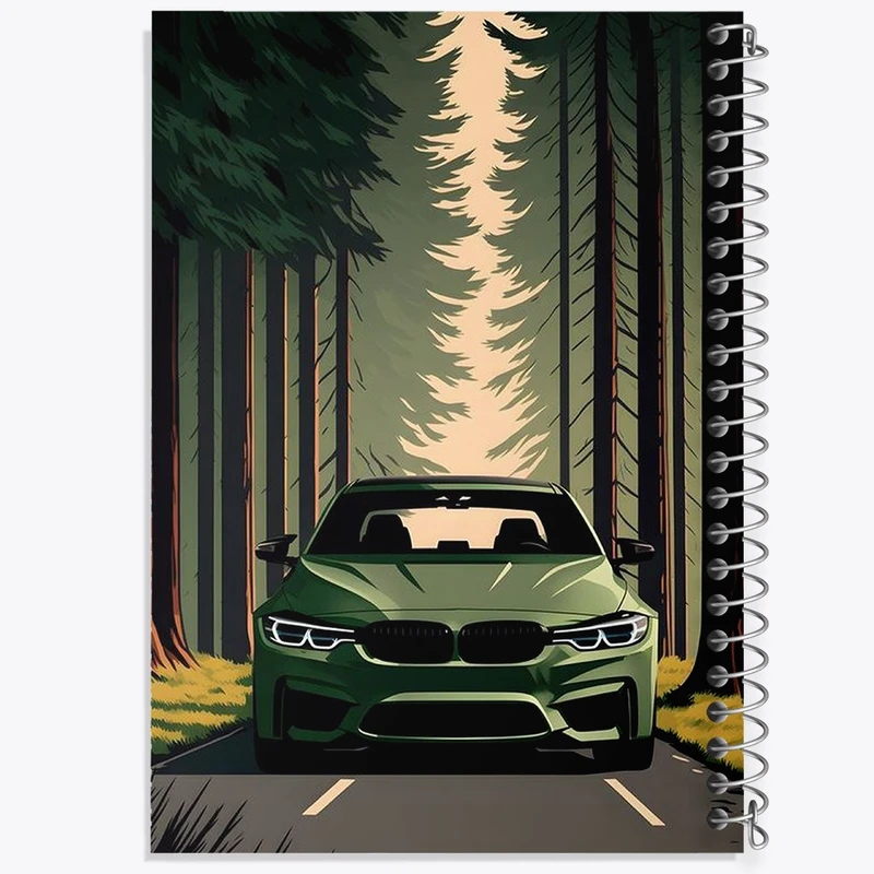 دفتر طراحی 50 برگ خندالو طرح ماشین اسپرت کد F2925