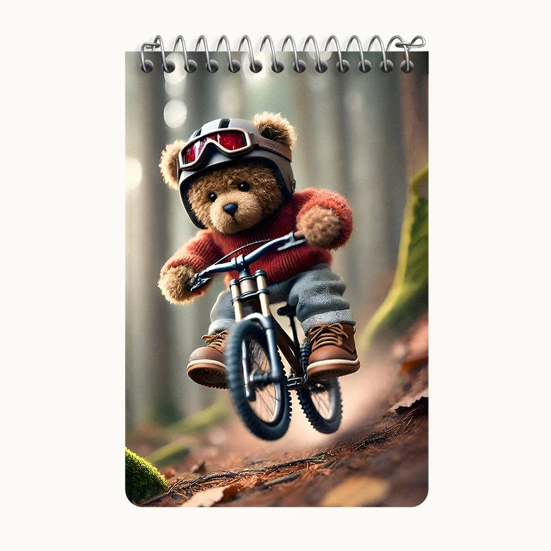 دفتر یادداشت 50 برگ خندالو طرح خرس تدی کد F6857