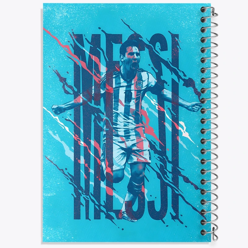 دفتر طراحی 50 برگ خندالو طرح لیونل مسی کد N2826