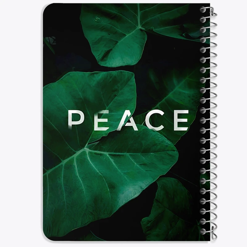 دفتر یادداشت 50 برگ خندالو طرح Peace کد F5657