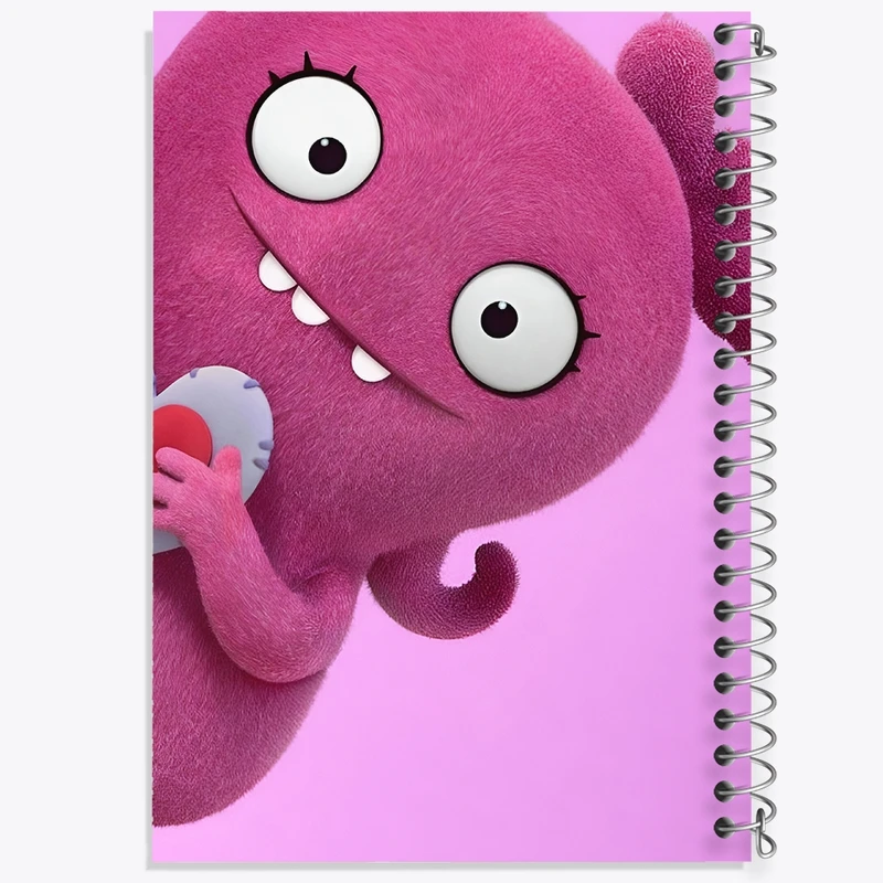 دفتر شطرنجی 50 برگ خندالو طرح هیولای بامزه کد F3338