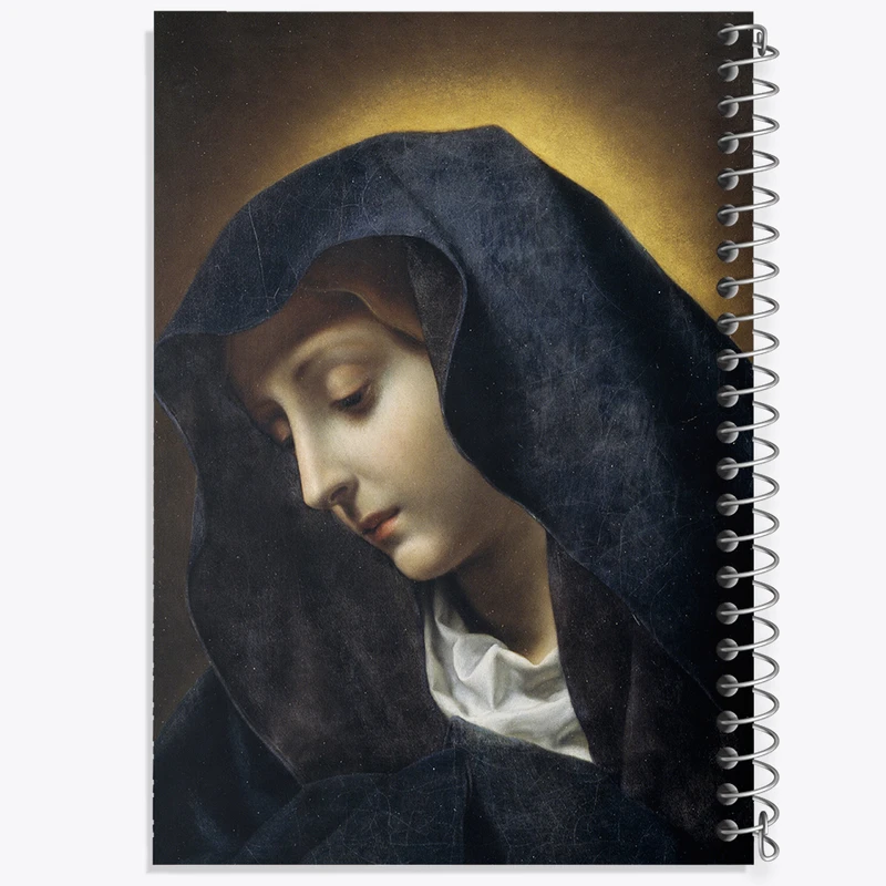 دفتر نقاشی 50 برگ خندالو طرح نقاشی باکره اثر کارلو دولچی کد F12214