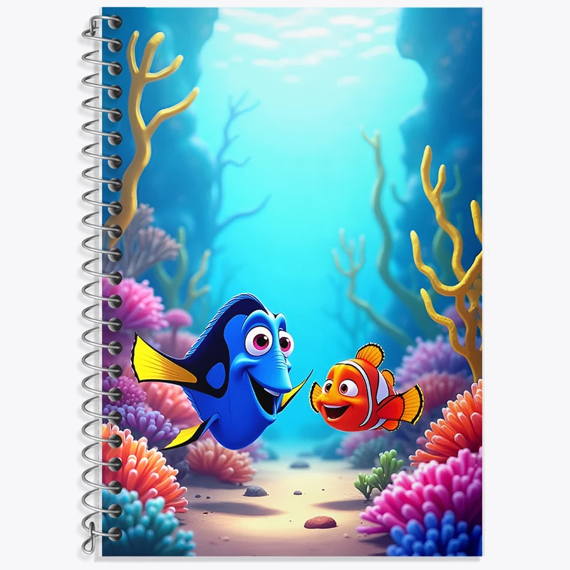 دفتر نت موسیقی 50 برگ خندالو طرح نمو (Finding Nemo) کد F12652