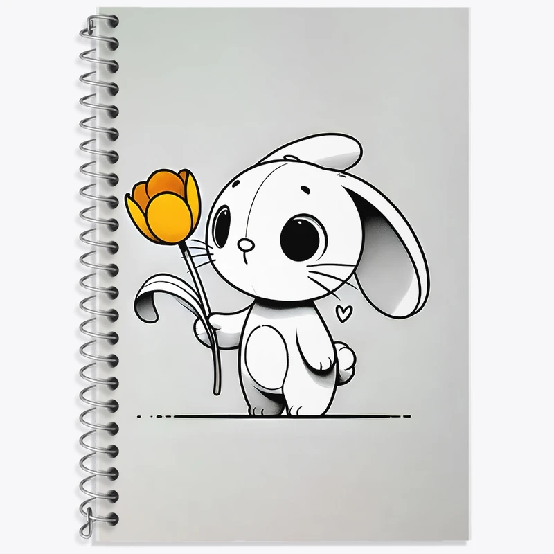 دفتر لغت 50 برگ خندالو طرح خرگوش کد F11742